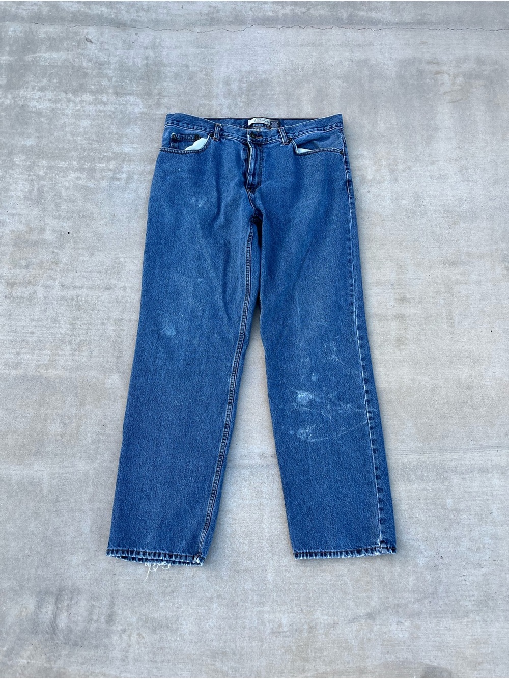urban pipeline Men's Straight-Leg Denim Jeans in Blue size 36x32